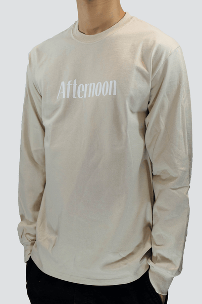 Typewriter Long Sleeve - Tan