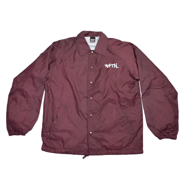 AFTN Coaches Jacket - Burgundy