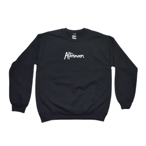 Jagged Script Sweater - Black