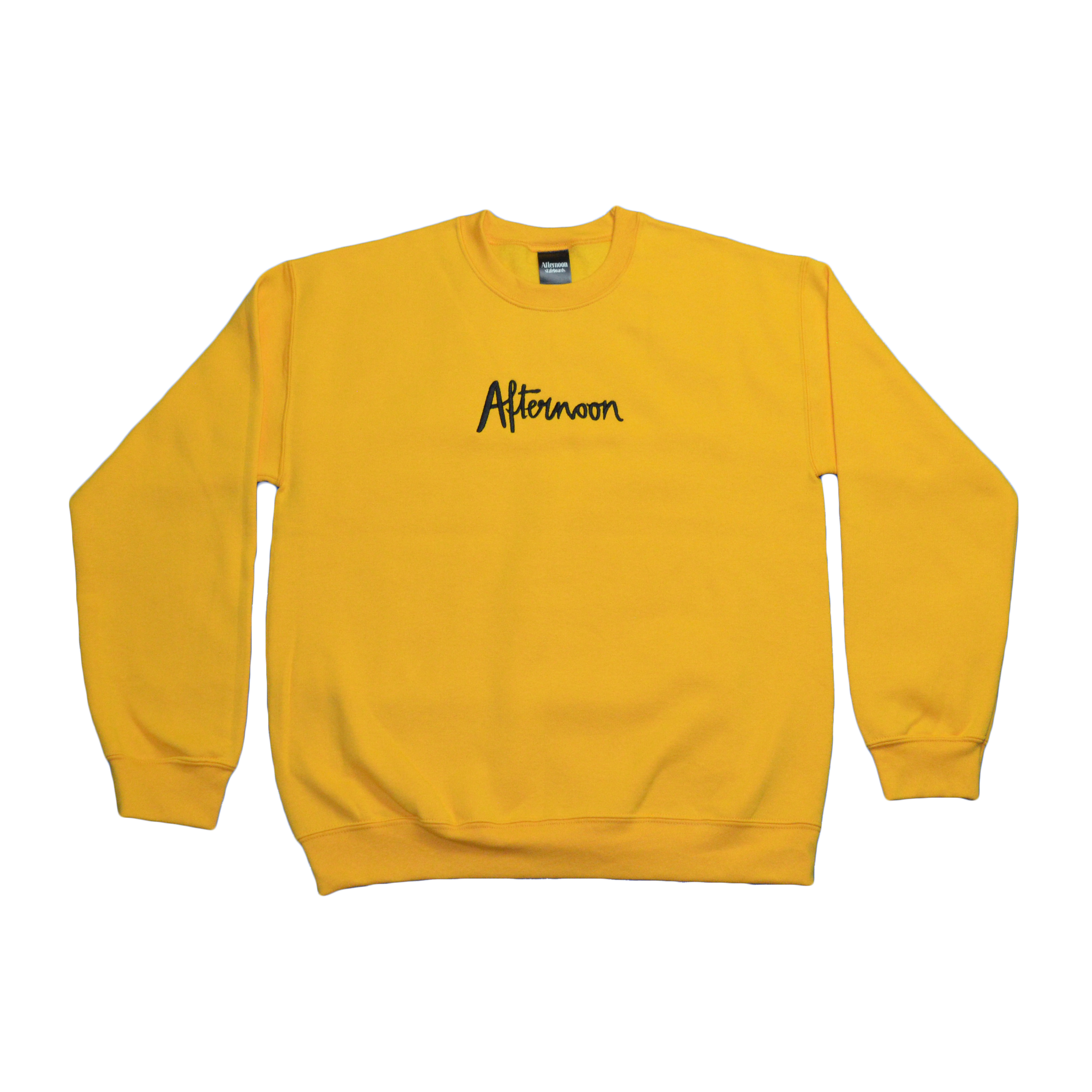 Jagged Script Sweater - Gold