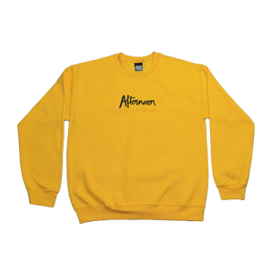 Jagged Script Sweater - Gold