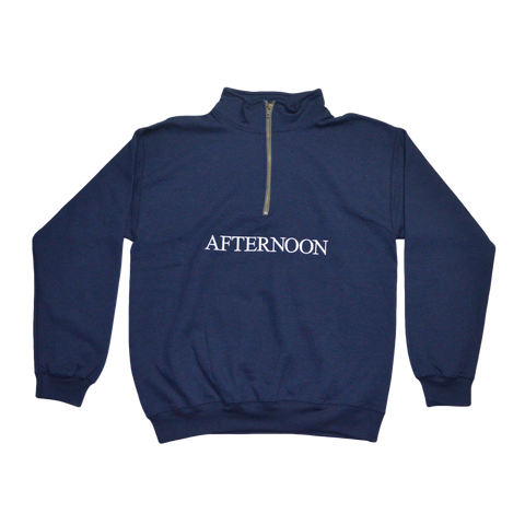 Block 1/4 Zip Pullover - Navy