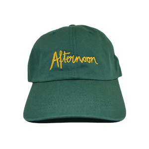 Jagged Script Dad Hat - Green