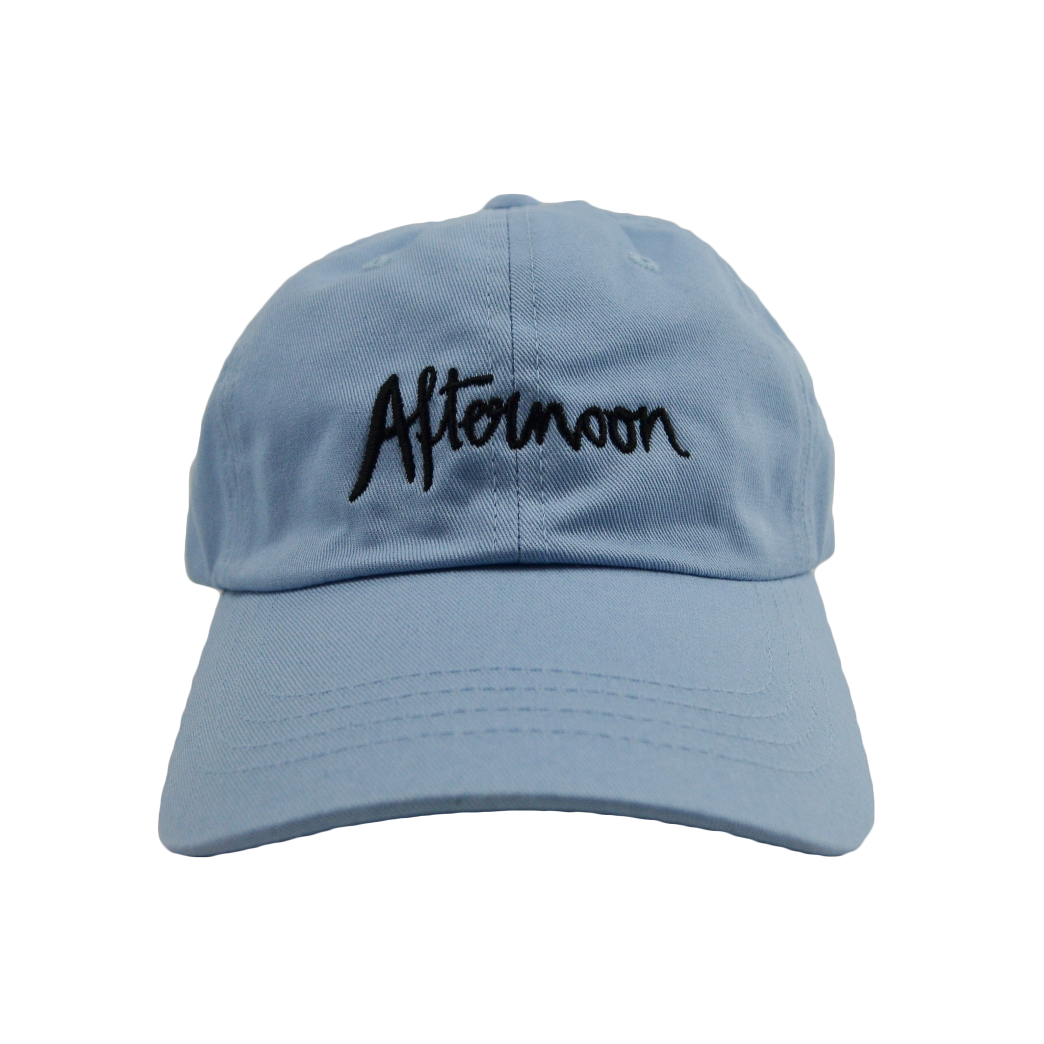 Jagged Script Dad Hat - Light Blue