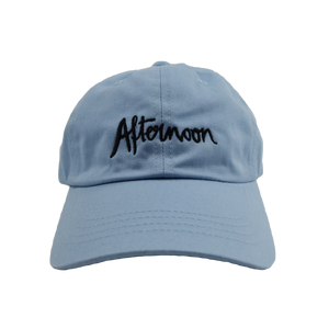 Jagged Script Dad Hat - Light Blue