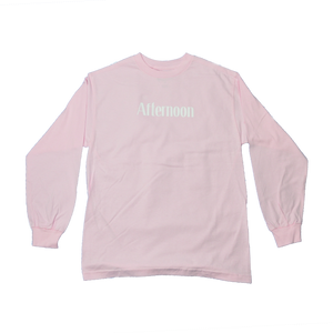 Typewriter Long Sleeve- Pink