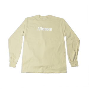 Typewriter Long Sleeve - Tan