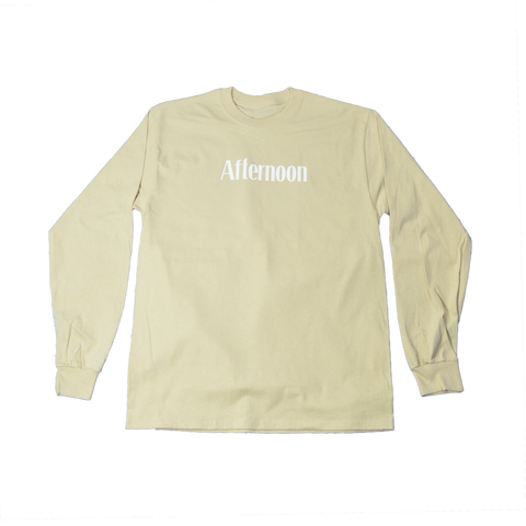 Typewriter Long Sleeve - Tan