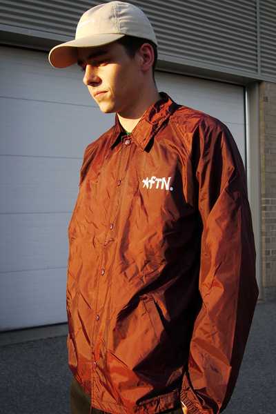 AFTN Coaches Jacket - Burgundy