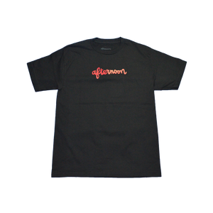 Script Tee - Black