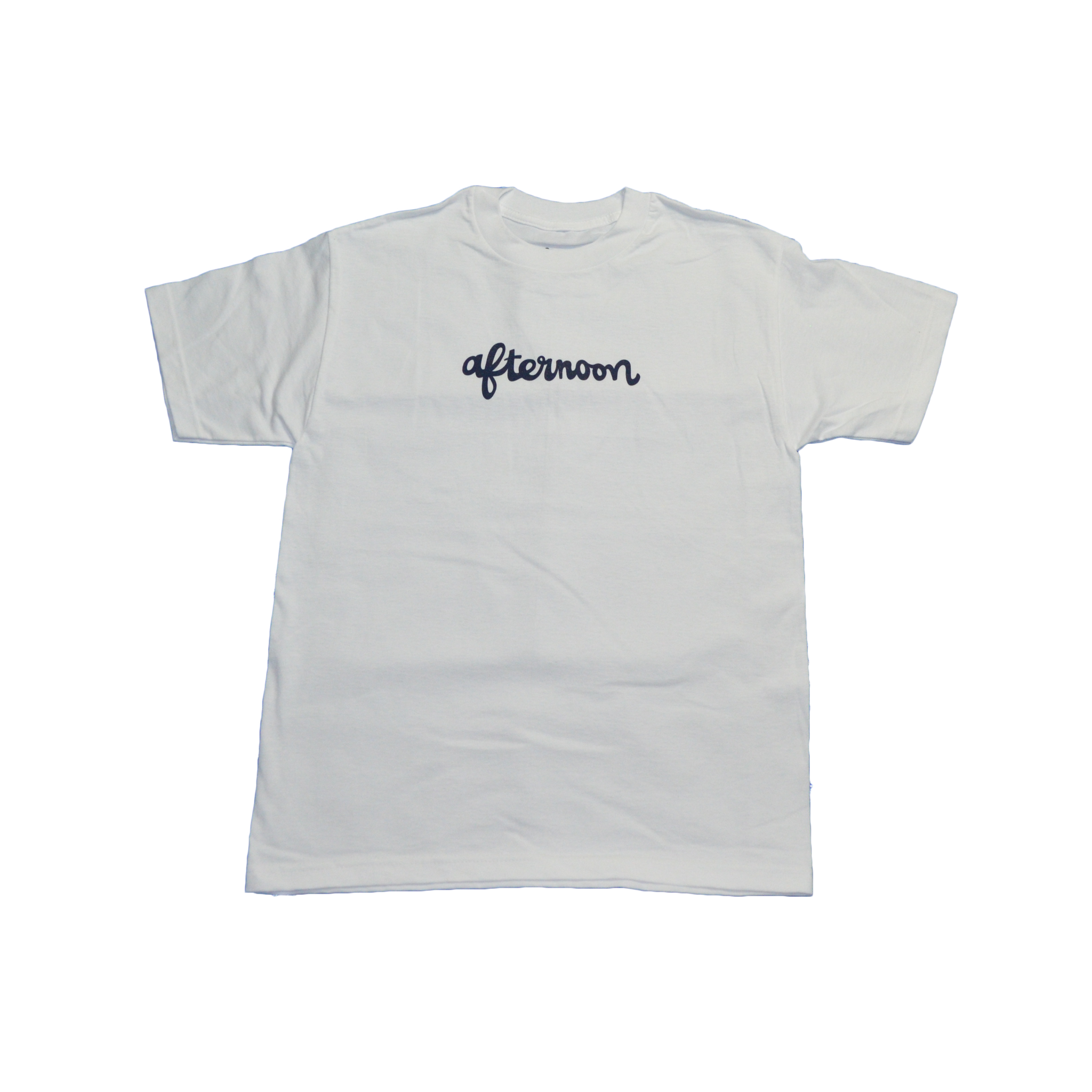 Script Tee - White